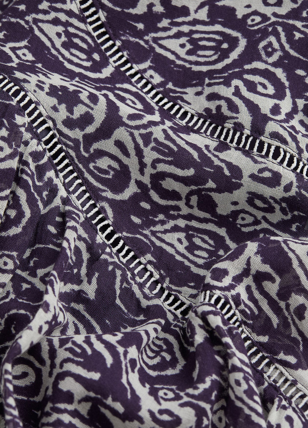 Темно-синя кежуал сукня кльош H&M з абстрактним візерунком