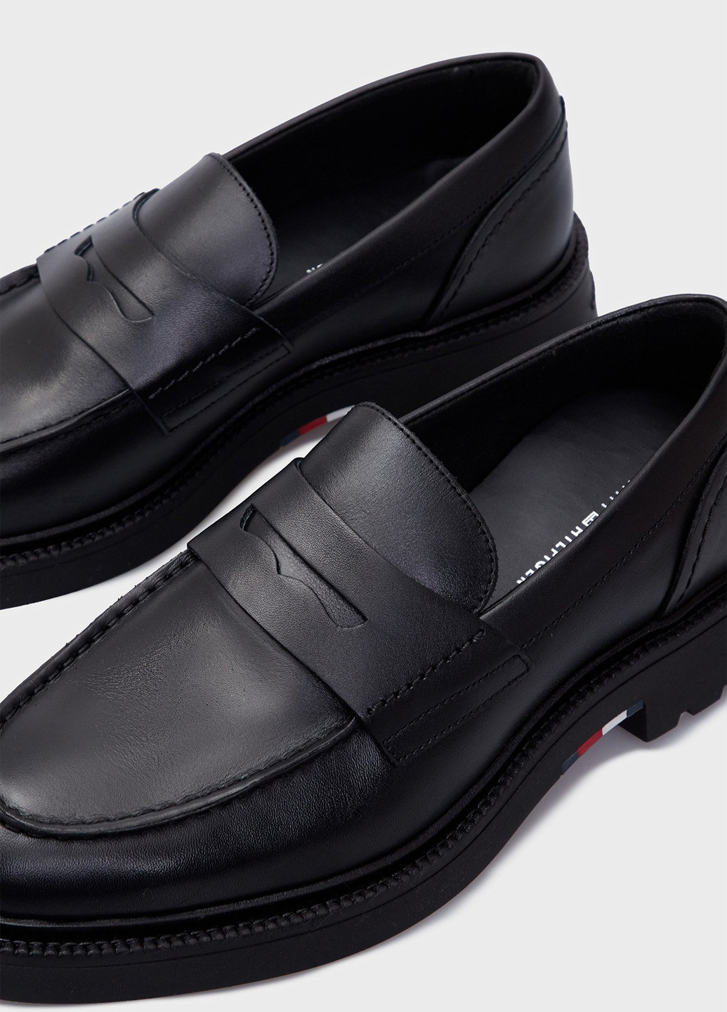 Черные кэжуал туфли Tommy Hilfiger без шнурков