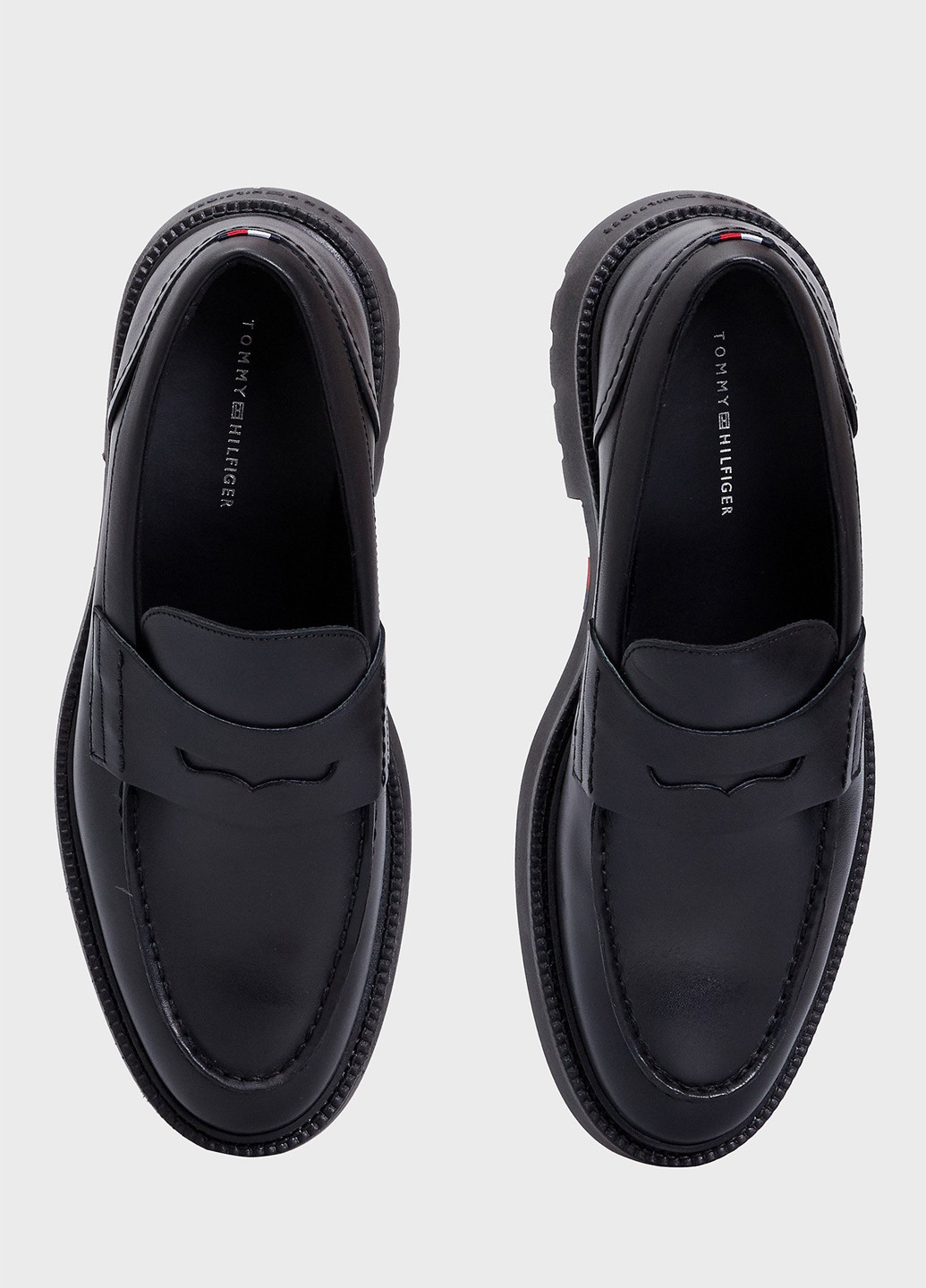 Черные кэжуал туфли Tommy Hilfiger без шнурков