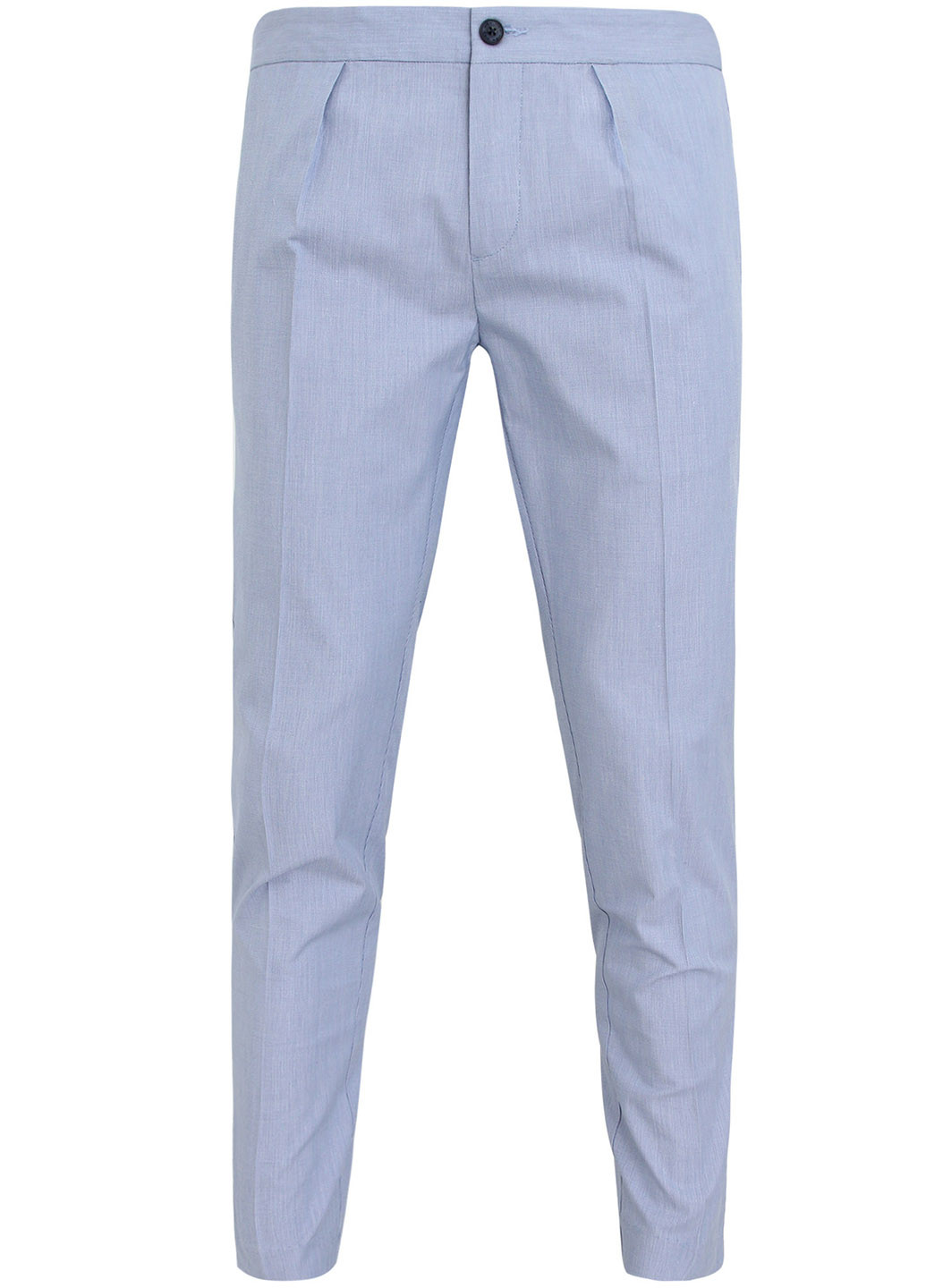 Голубые кэжуал летние зауженные брюки Oodji