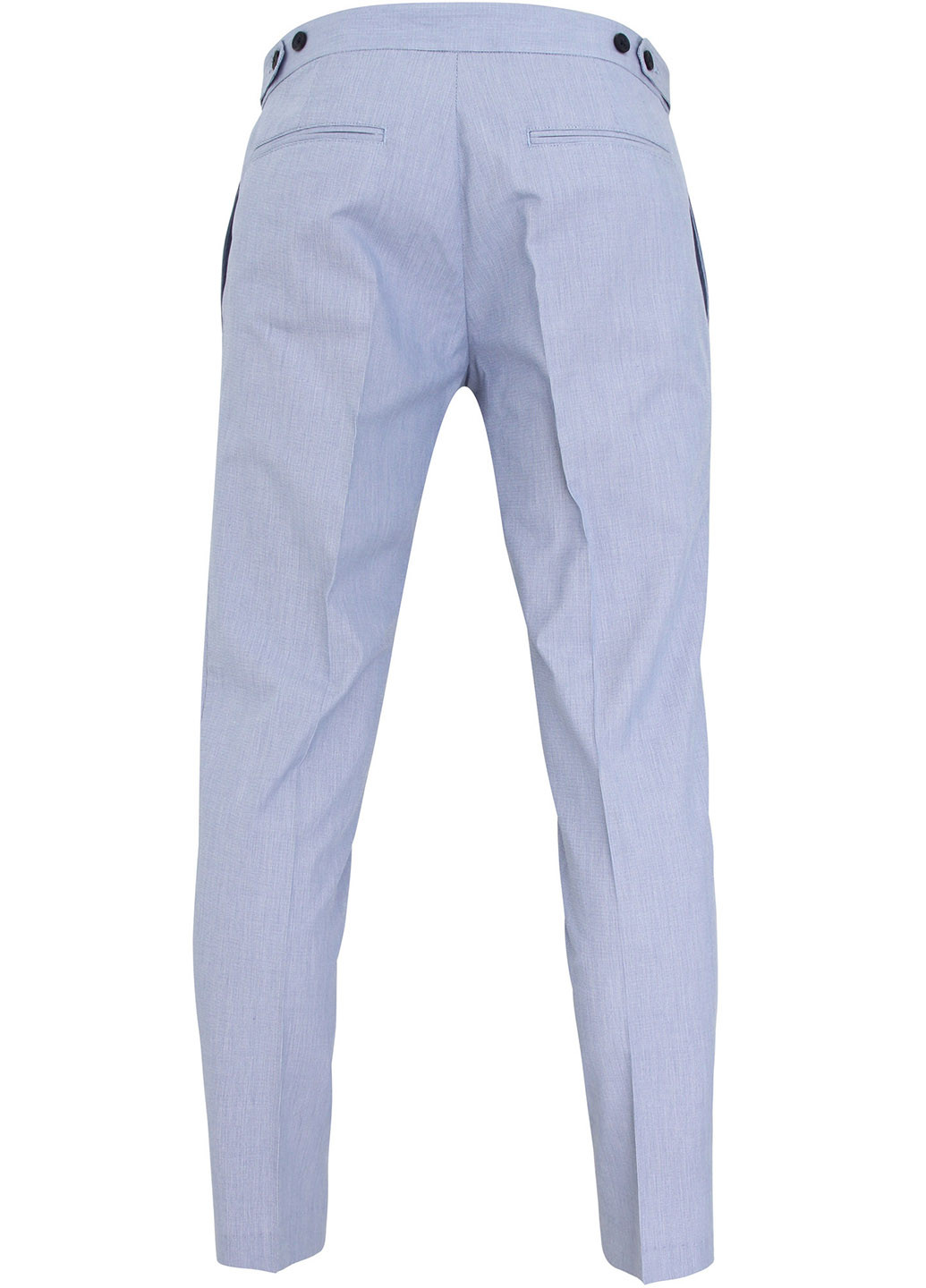 Голубые кэжуал летние зауженные брюки Oodji