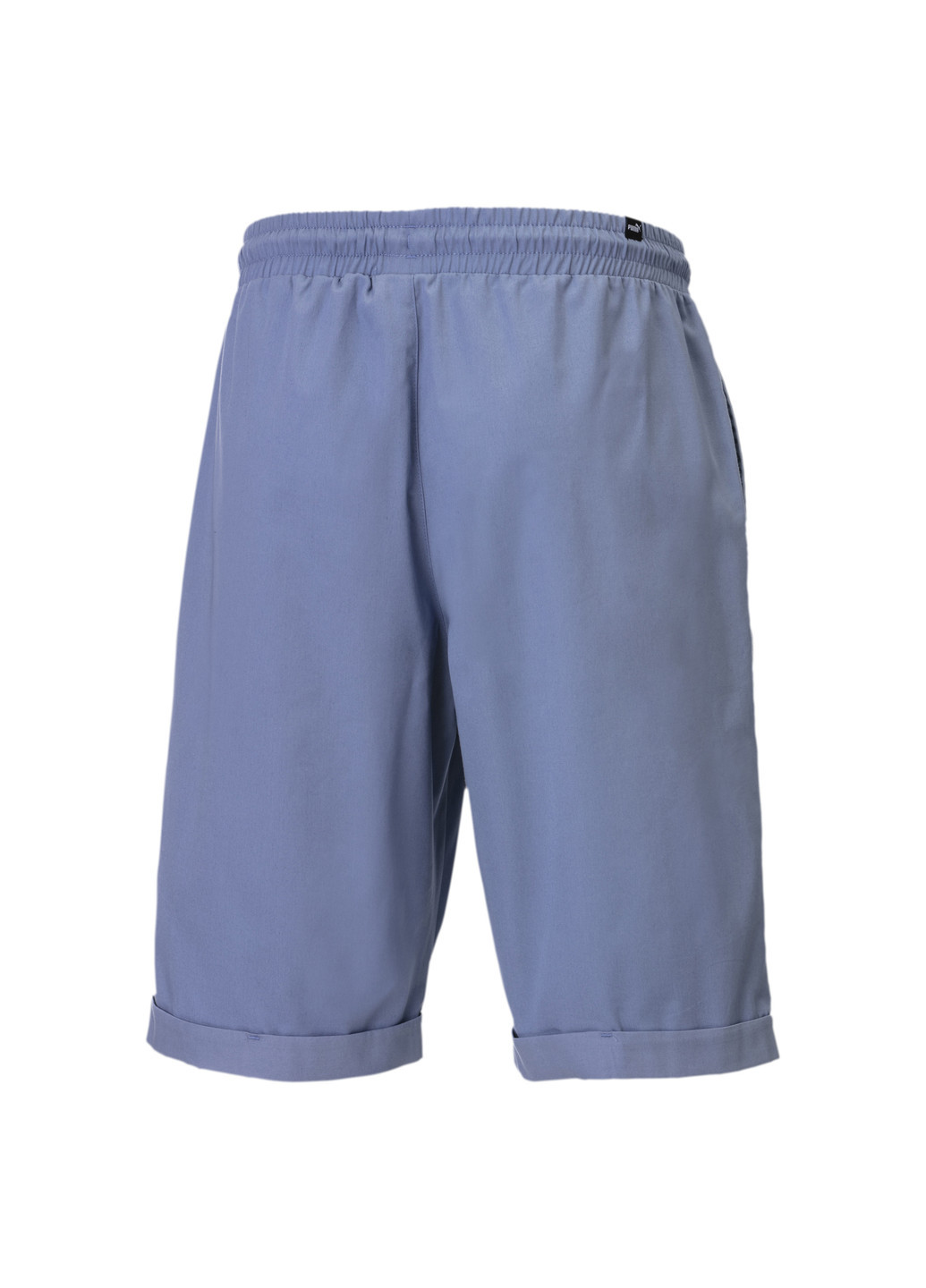 Шорти Towel Knitted Men's Shorts Puma однотонні сині спортивні бавовна, поліестер