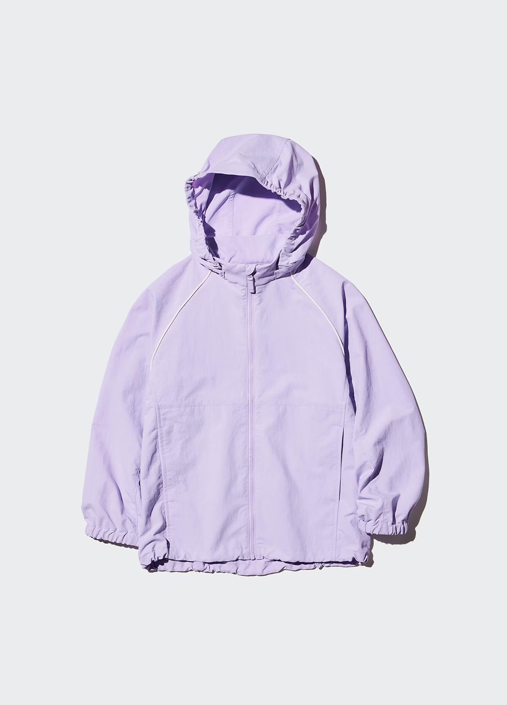 Сиреневая демисезонная ветровка Uniqlo