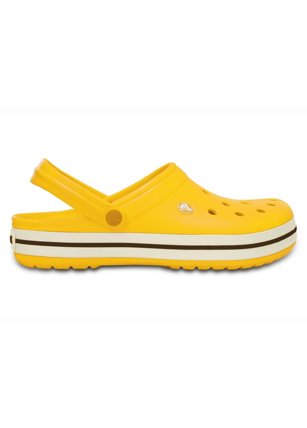 Сабо Crocs Crocband жёлтые кэжуалы