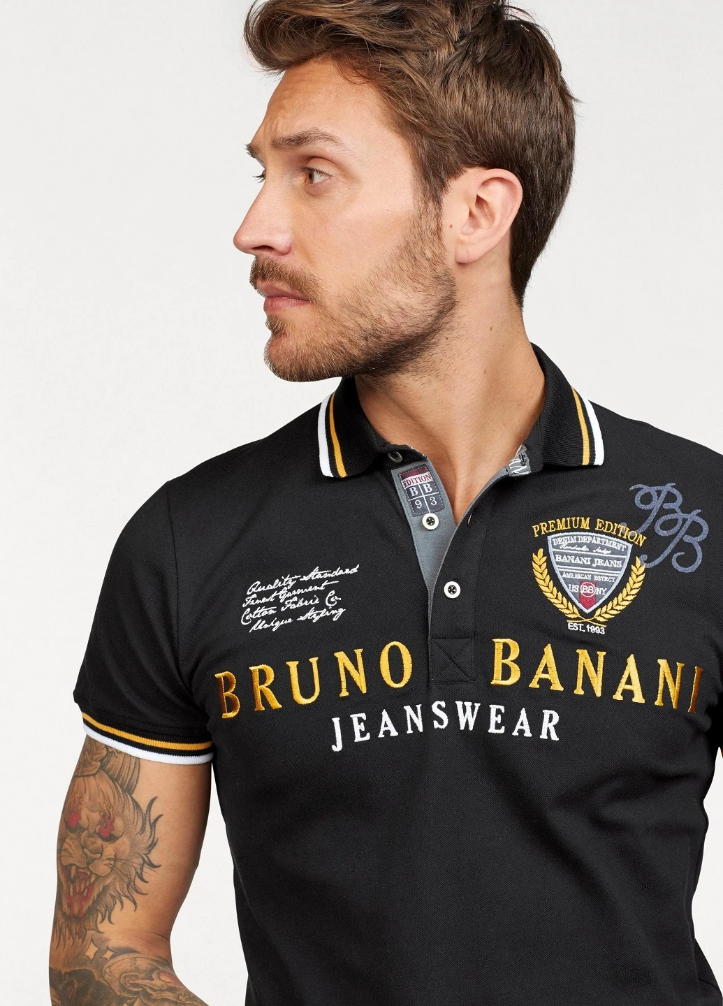 Черная футболка Bruno Banani