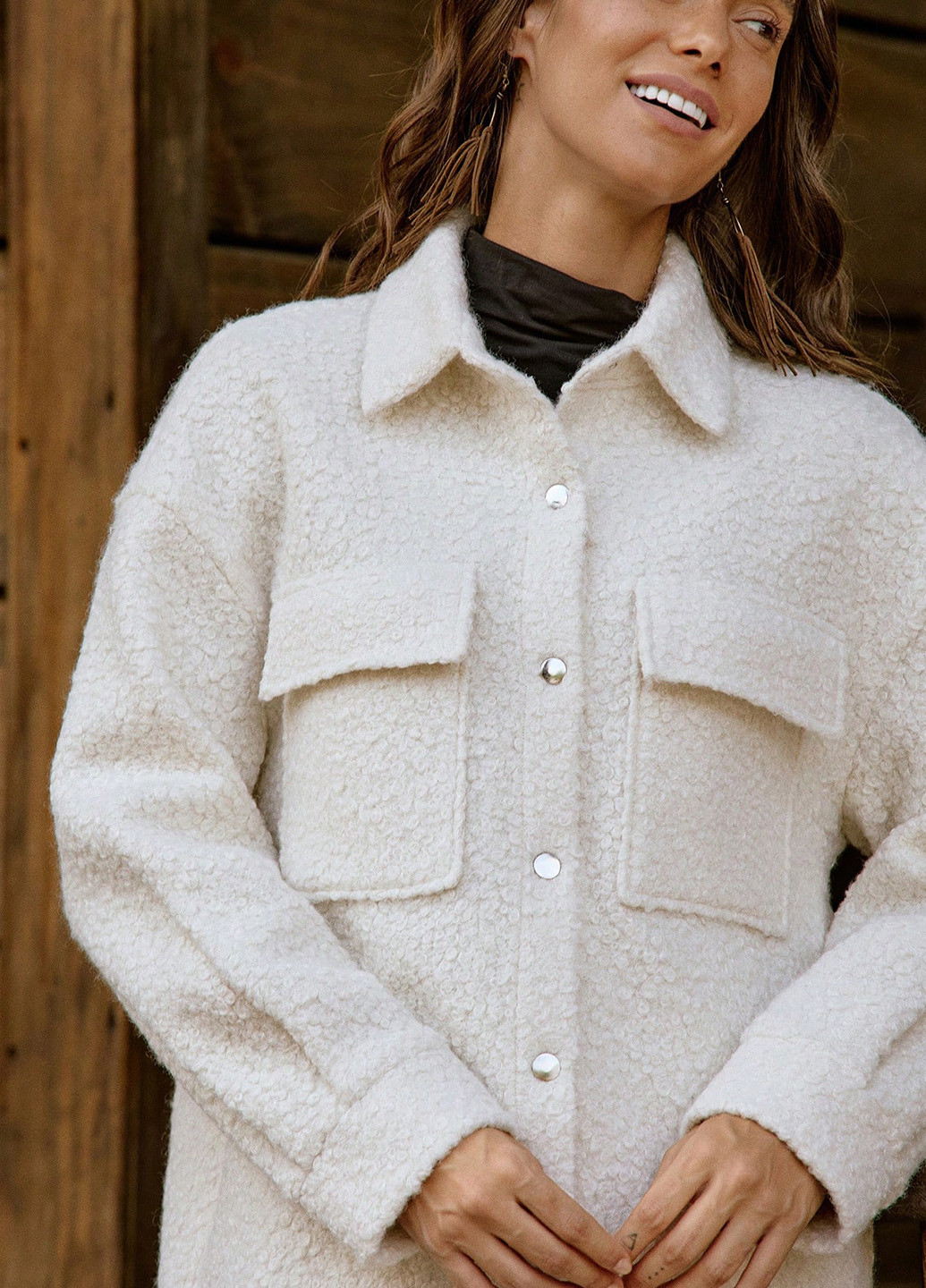 Куртка-рубашка SHEIN (342965440)