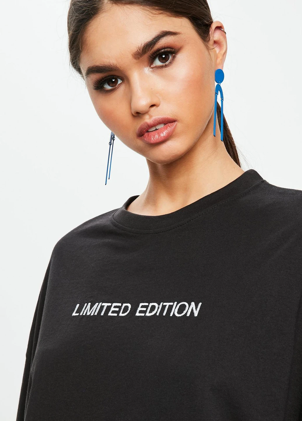 Чорна кежуал сукня Missguided з написами