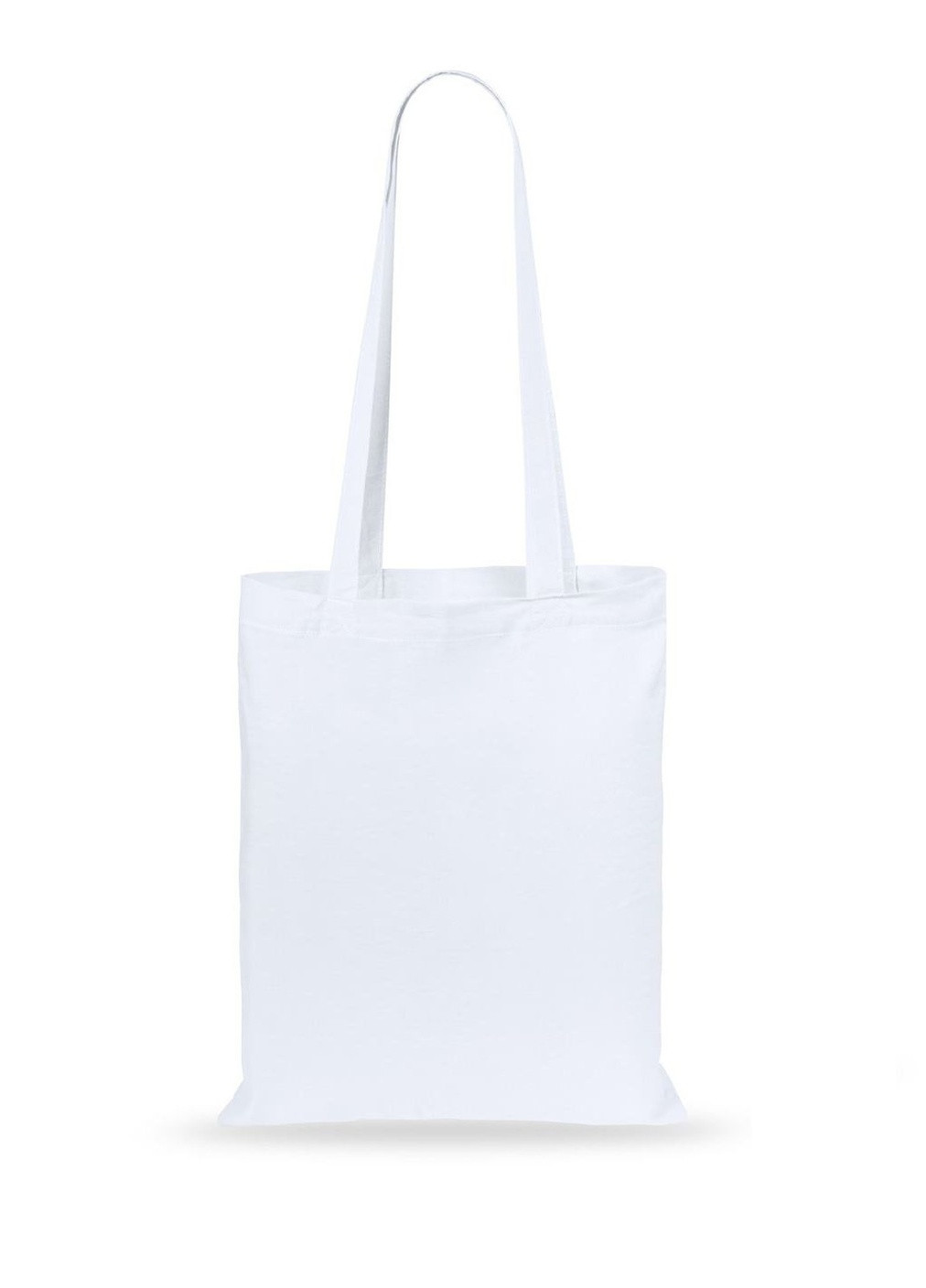 Эко-сумка шоппер из хлопка белая Discover shopping (251272369)