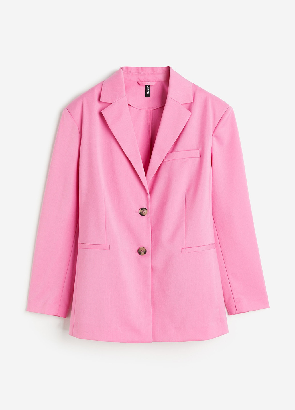 Розовый женский жакет H&M однотонный - демисезонный