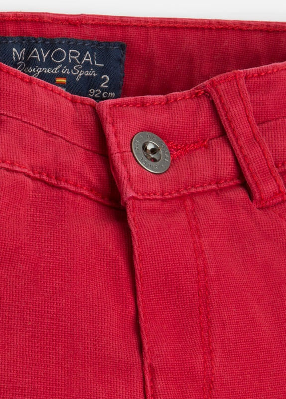 Красные кэжуал демисезонные брюки Mayoral
