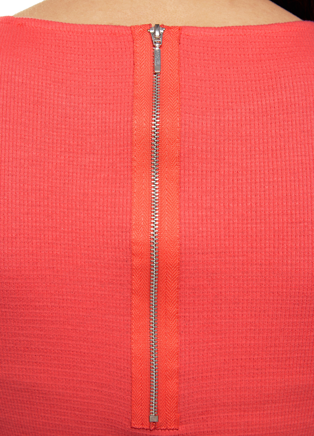 Красное кэжуал платье Oodji