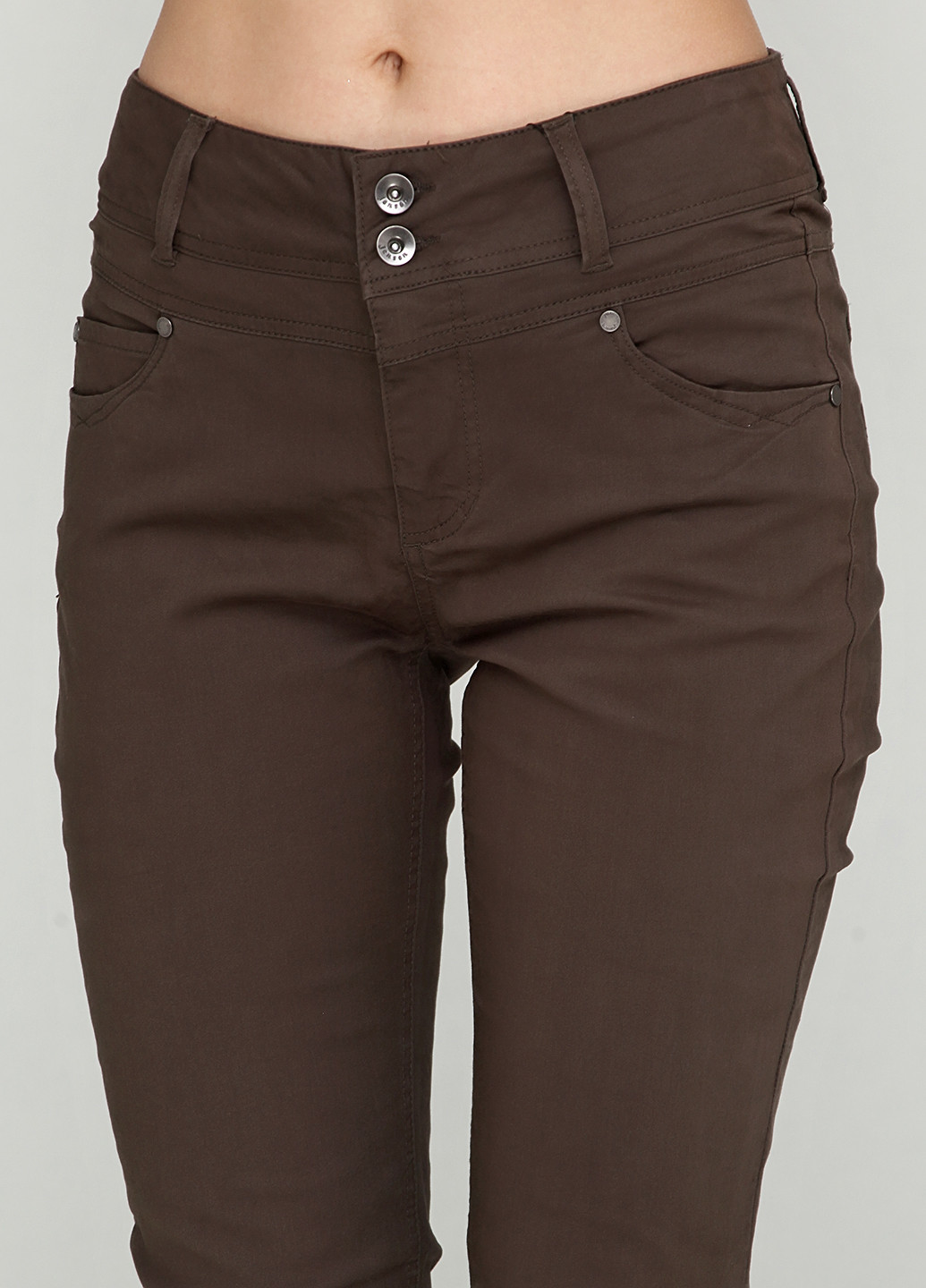 Темно-зеленые джинсовые демисезонные прямые брюки Jensen