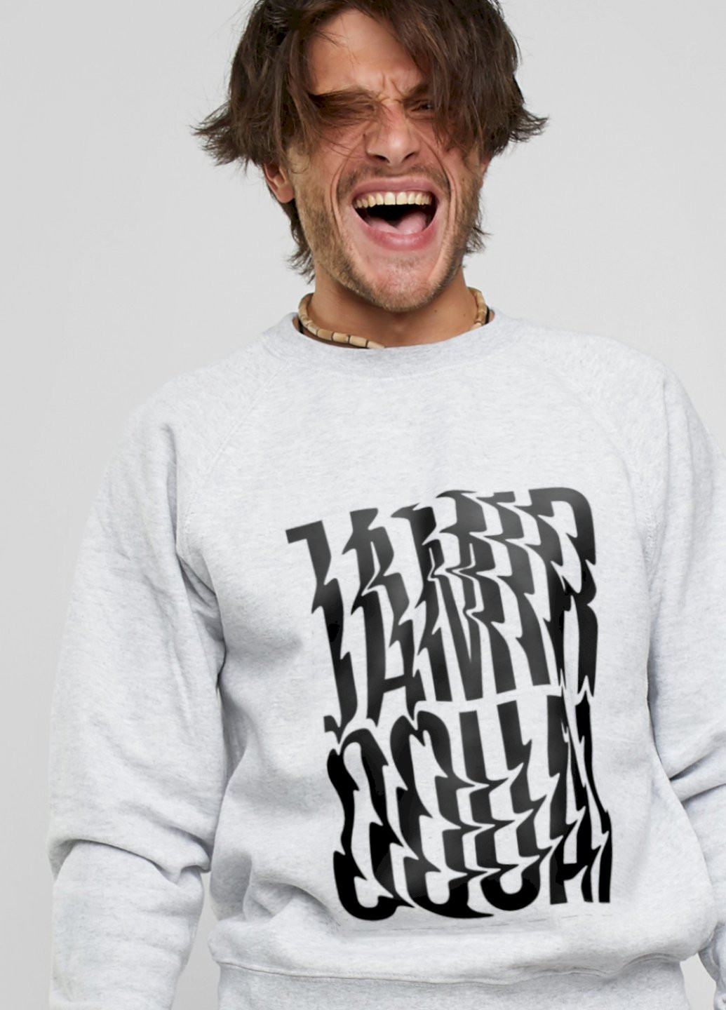 Серый свитшот мужской YAPPI (198688727)