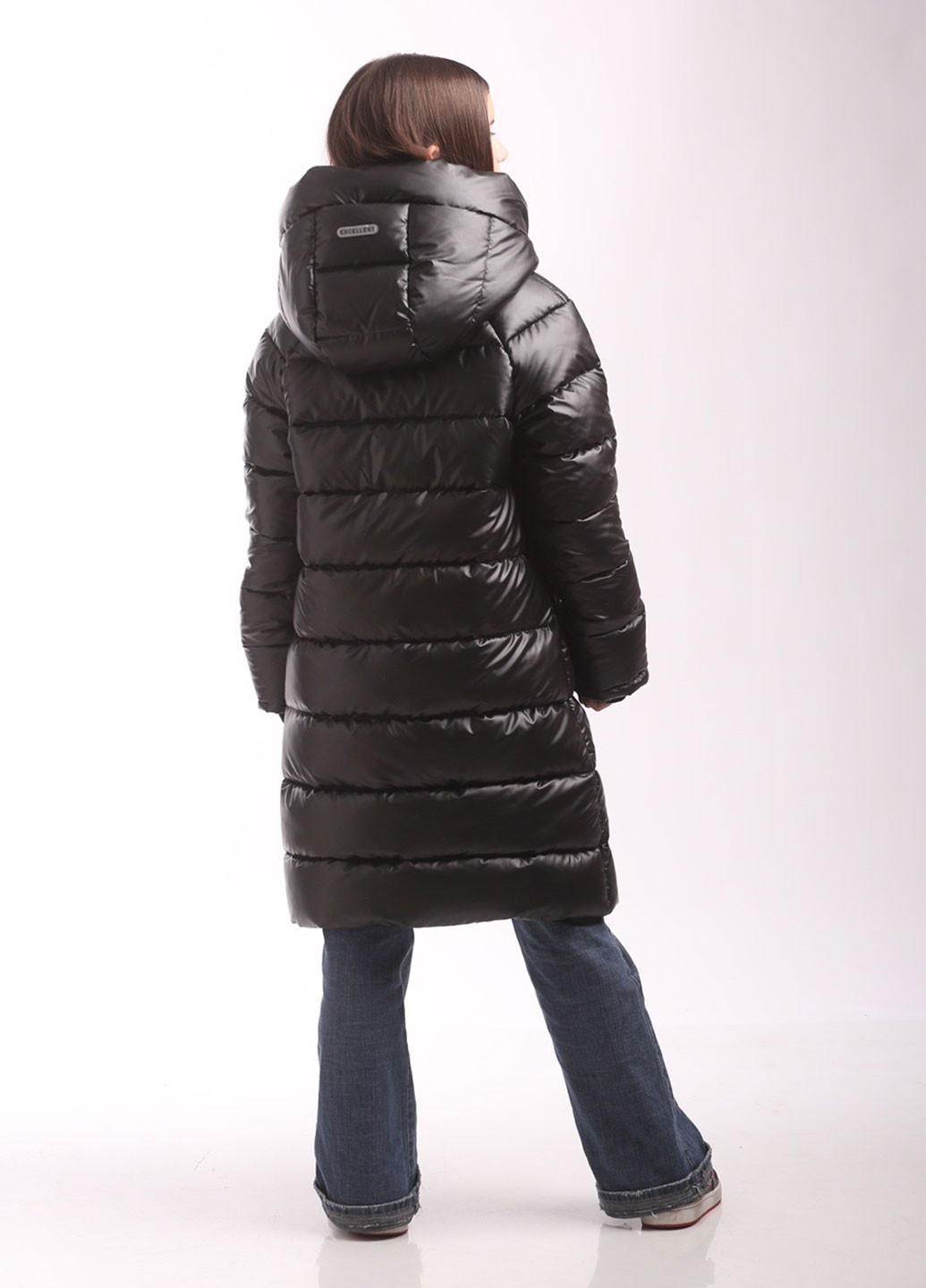Чорна зимня зимова куртка на екопусі Tiaren Megan