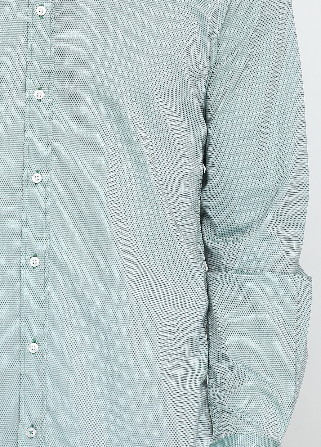 Мятная кэжуал рубашка S.Oliver с длинным рукавом