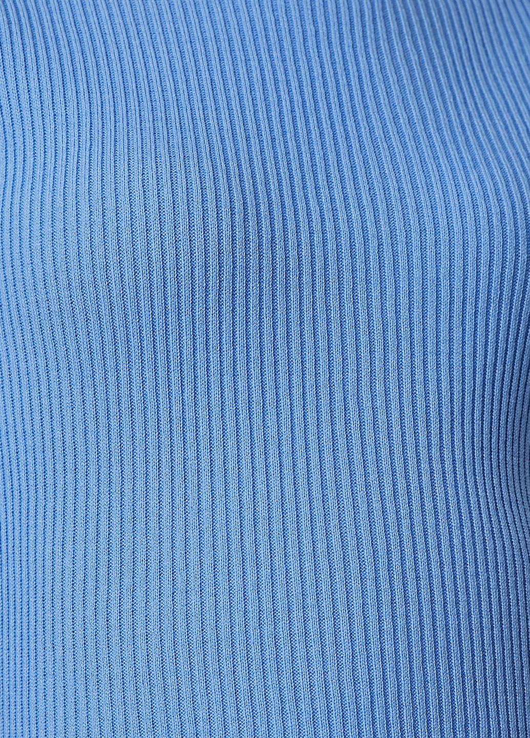 Голубое кэжуал платье платье-водолазка KOTON однотонное