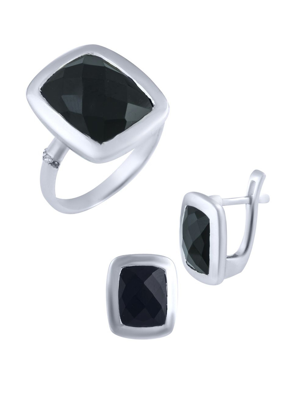 Комплект украшений (кольцо, серьги) GS Silver (69598844)