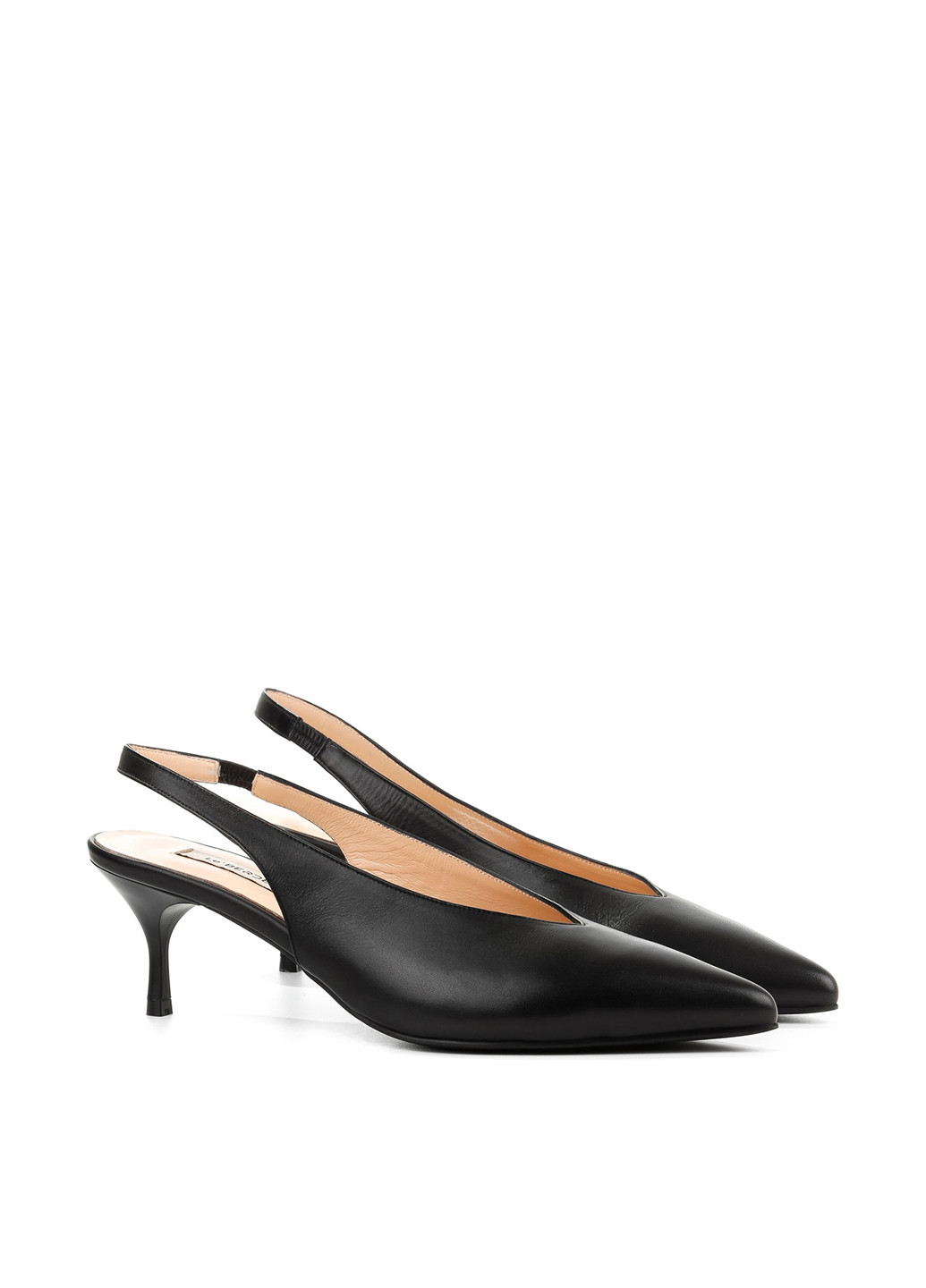 Le'BERDES Туфли слингбеки черный з натуральная кожа, украина — лето (294097598)