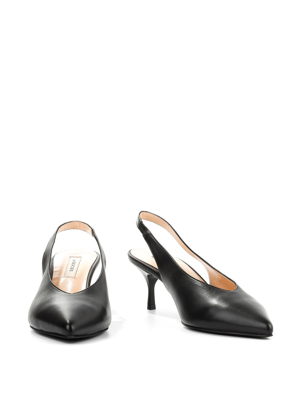 Le'BERDES Туфли слингбеки черный з натуральная кожа, украина — лето (294097598)