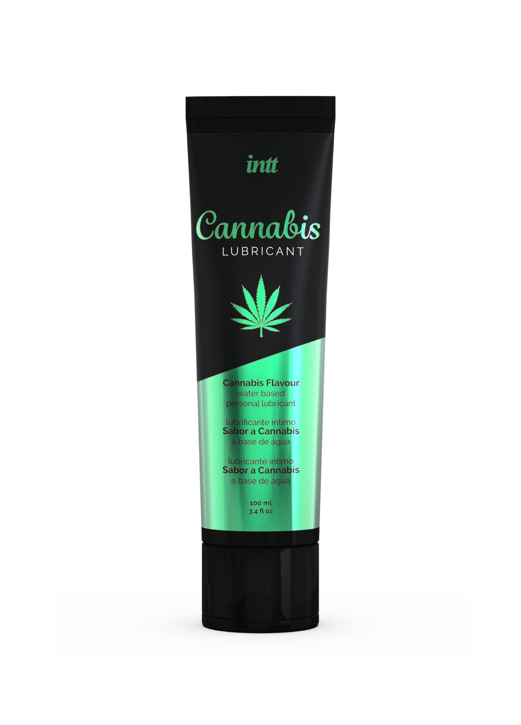 Лубрикант на водній основі Cannabis (100 мл) з олією насіння конопель, не розтікається Intt (251240994)