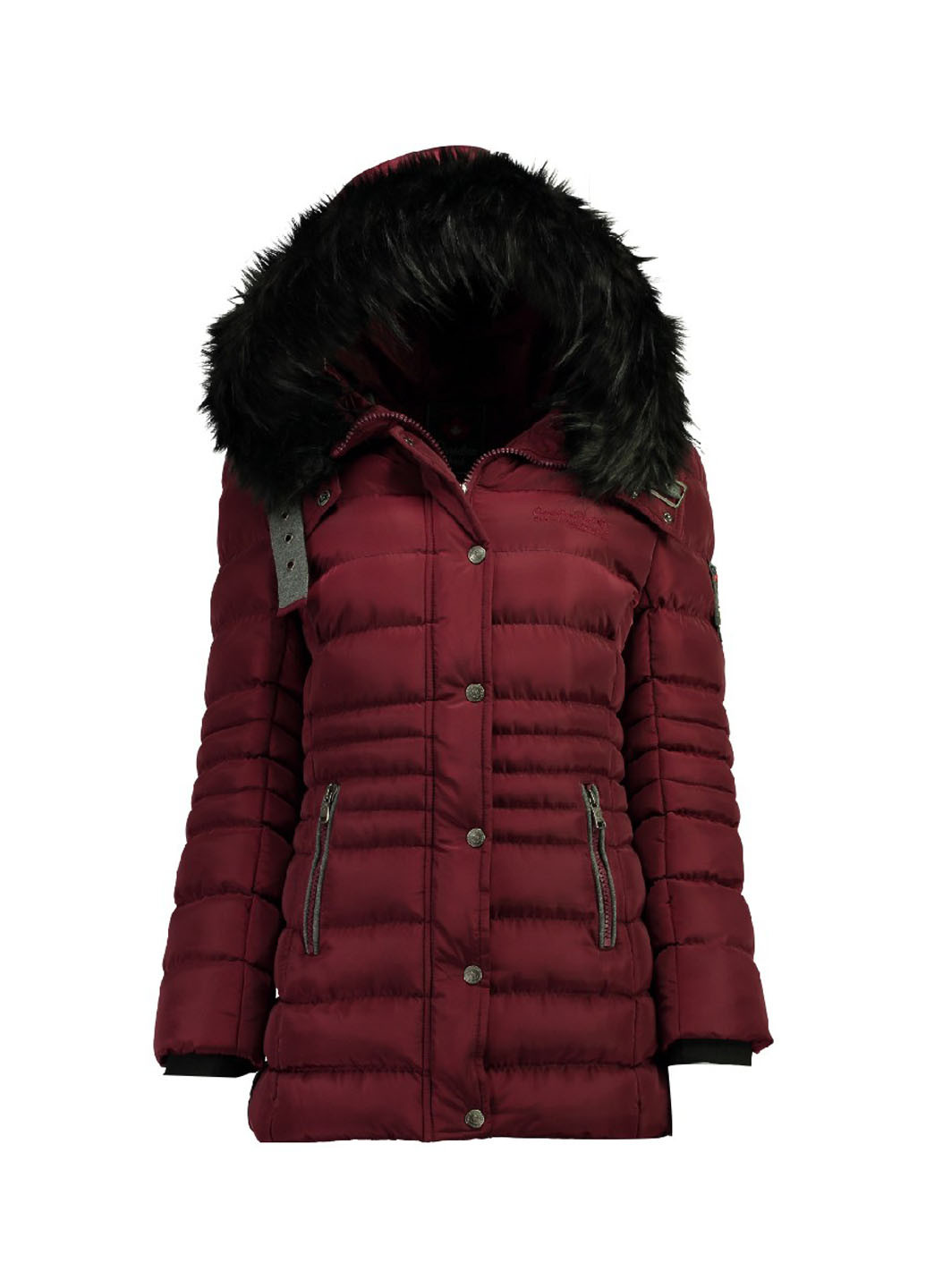 Бордовая зимняя куртка Canadian Peak