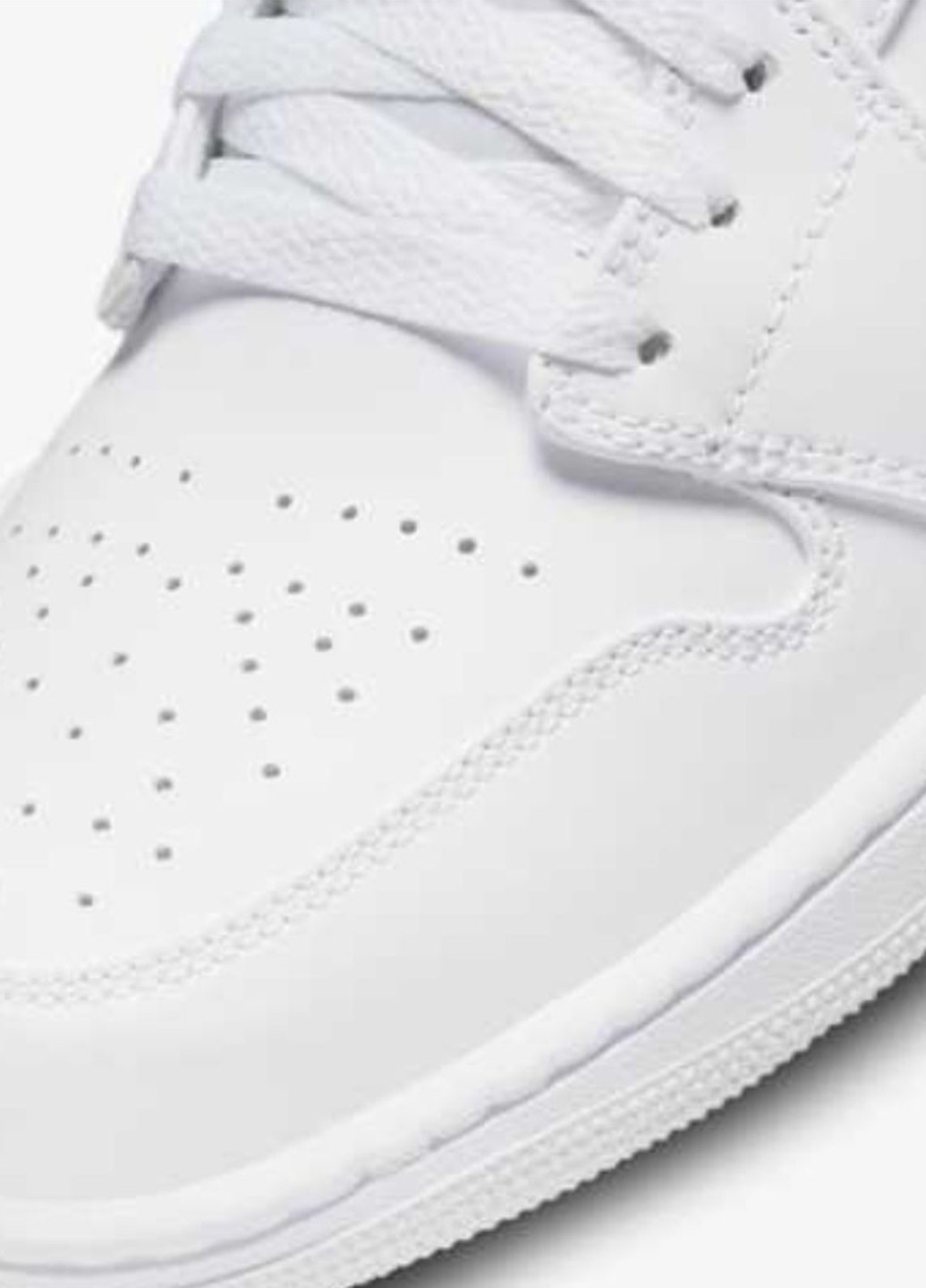 Белые всесезонные кроссовки 554724-136 Nike AIR 1 MID