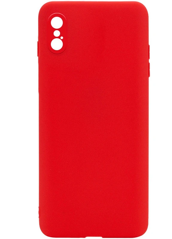 Силіконовий чохол Candy Full Camera для Apple iPhone XS Max (6.5 ') Червоний / Red (is_00000043693_7) Epik (229727486)