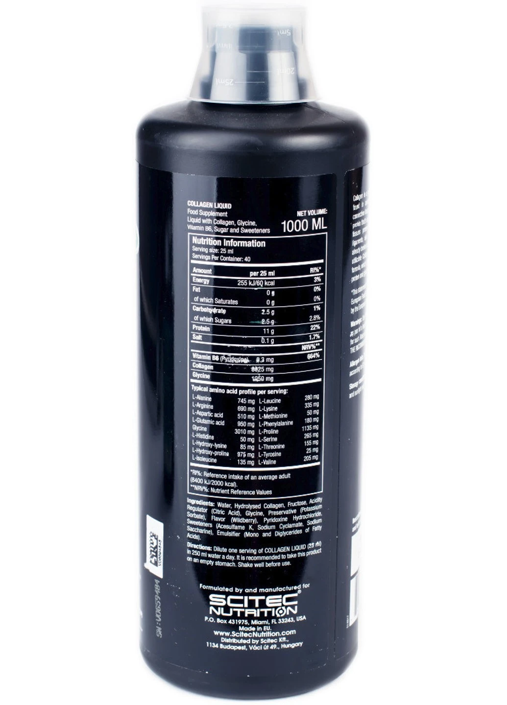 Жидкий Коллаген Collagen (1 л) скайтек wild berry Scitec Nutrition (255409737)