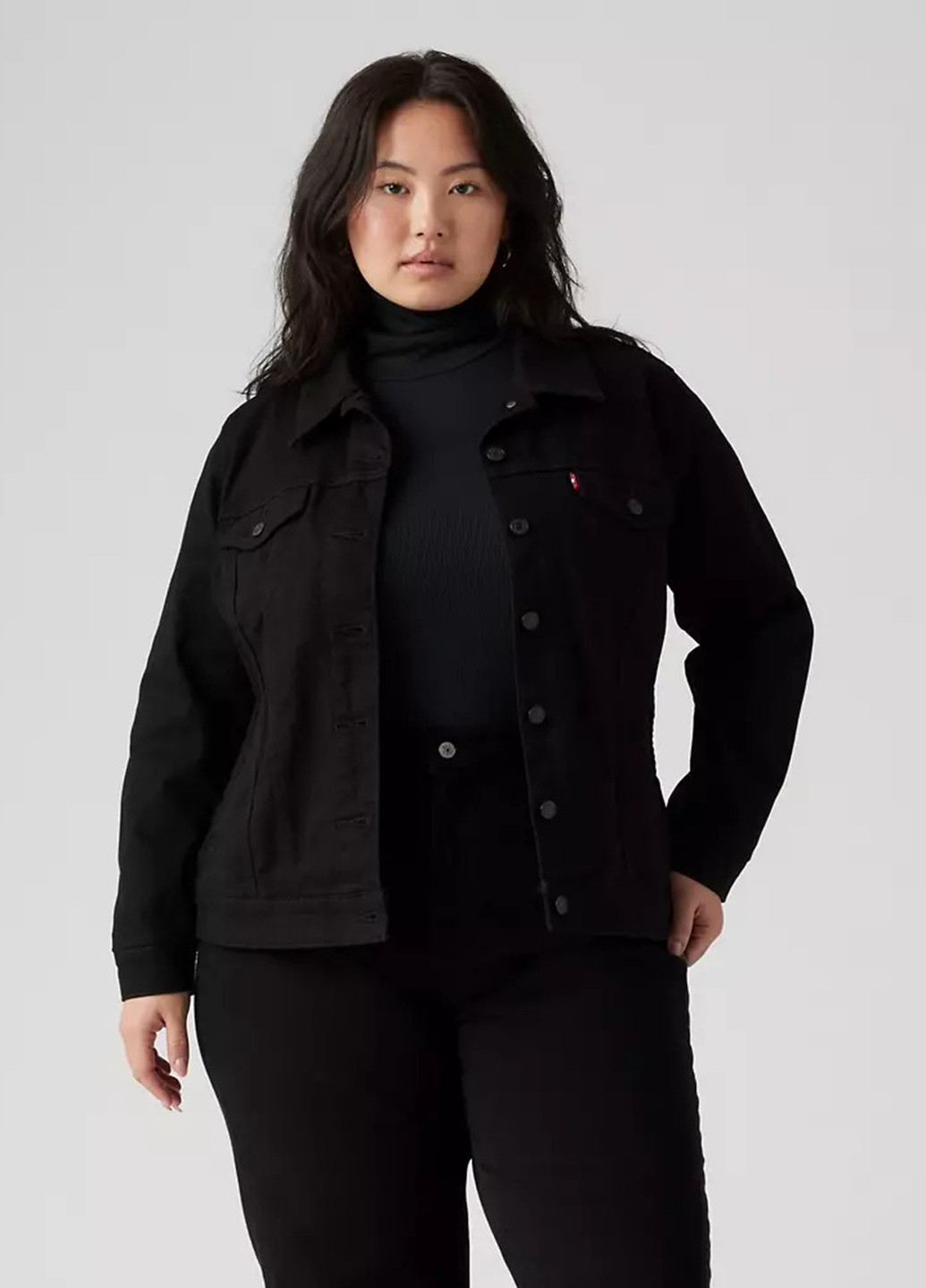 Черная демисезонная куртка Levi's