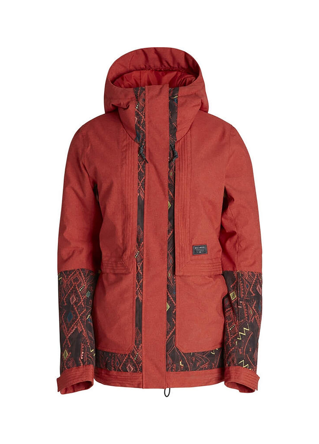 Красная зимняя куртка лыжная Billabong