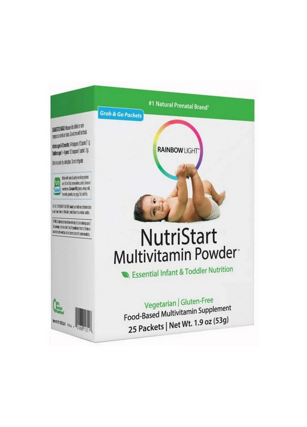 Витамины для детей Nutri Stars Multivitamin Powder 25 пакетиков Rainbow Light (255409994)