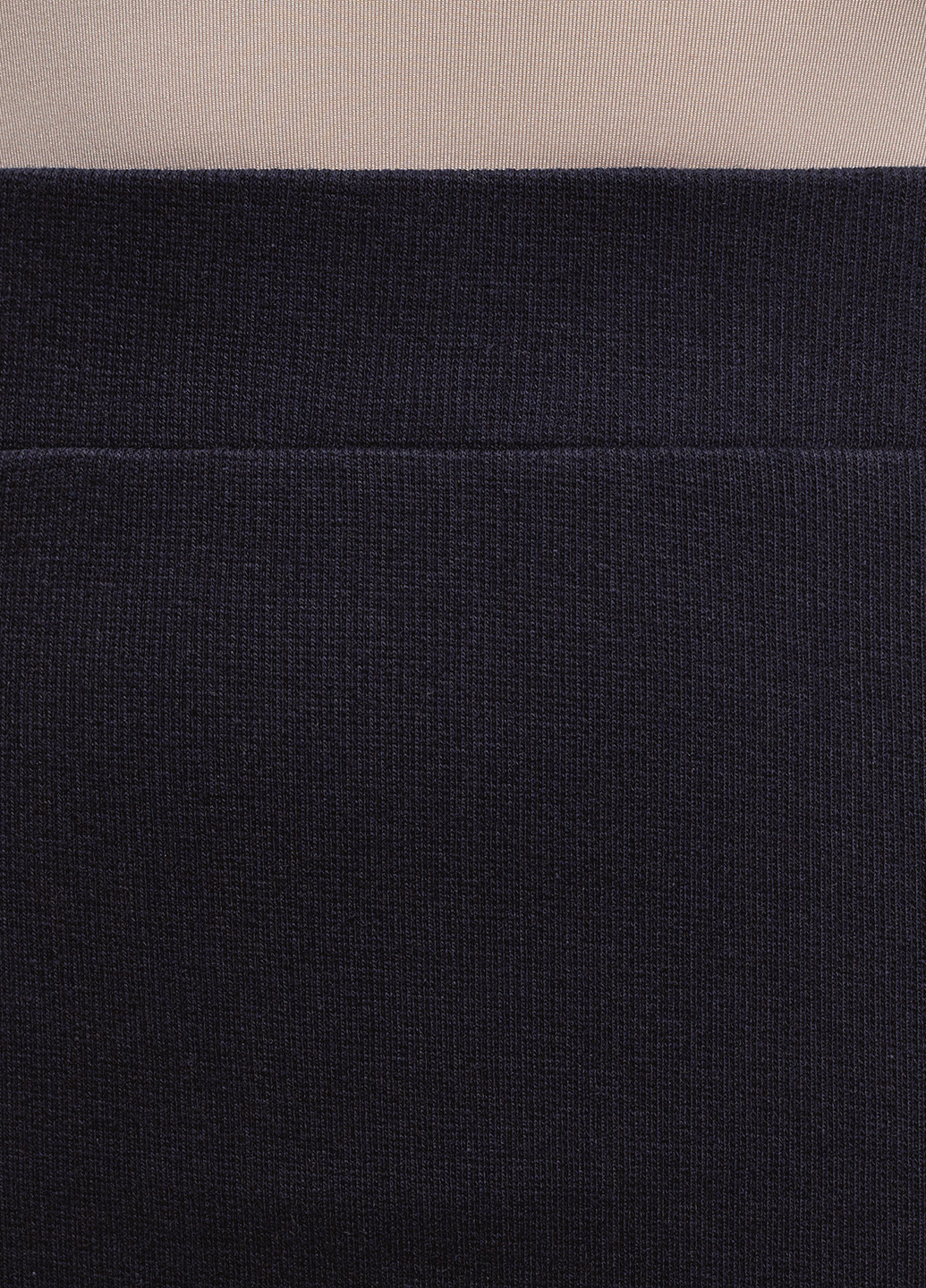 Темно-синяя кэжуал однотонная юбка Oodji миди
