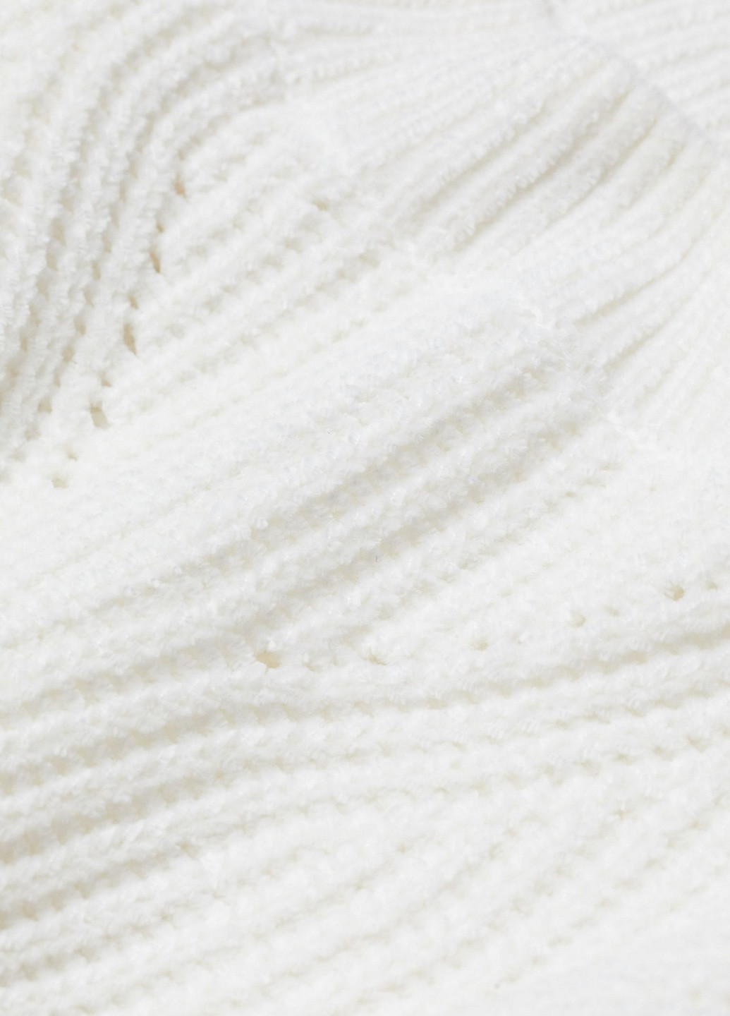 Белый демисезонный свитер HM