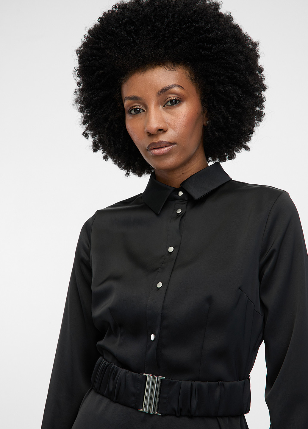 Чорна кежуал сукня кльош Orsay однотонна