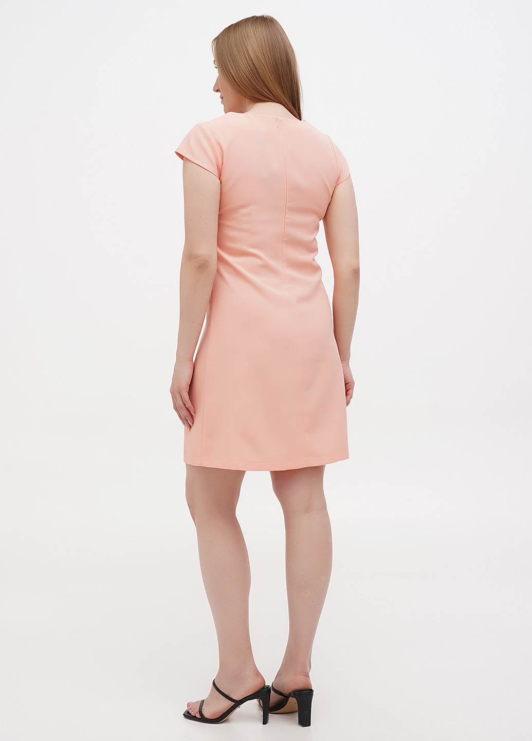 Світло-рожева кежуал сукня а-силует Rebecca Tatti однотонна