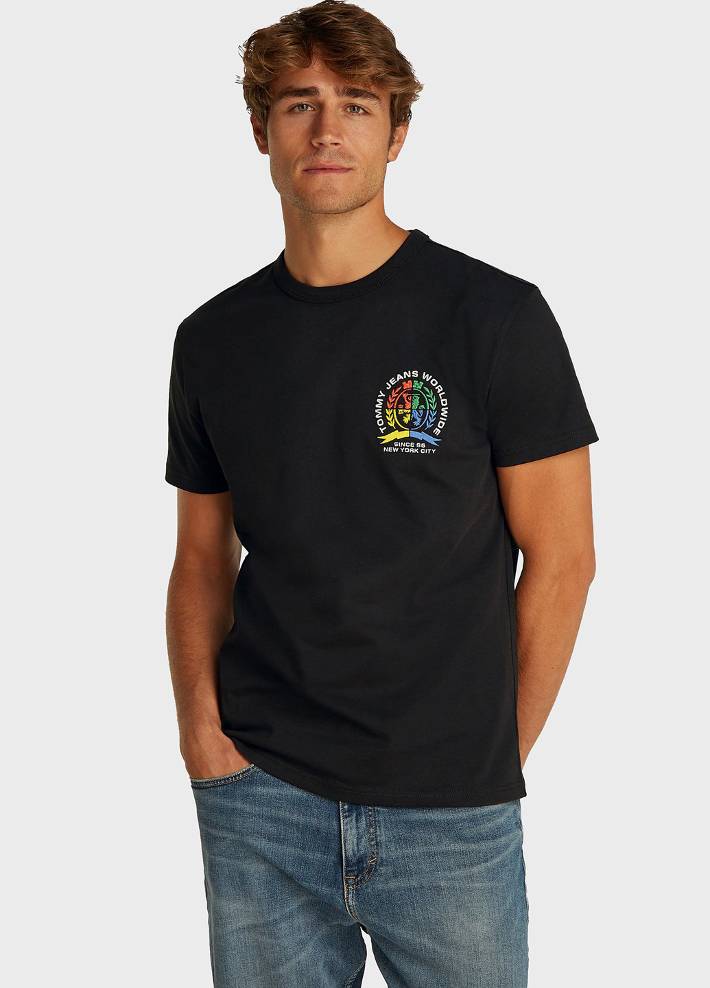 Чорна футболка Tommy Jeans