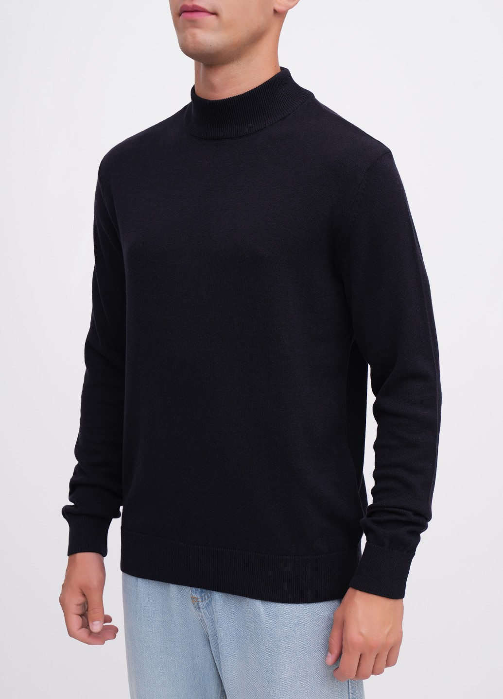 Темно-синій демісезонний светр джемпер EQUILIBRI