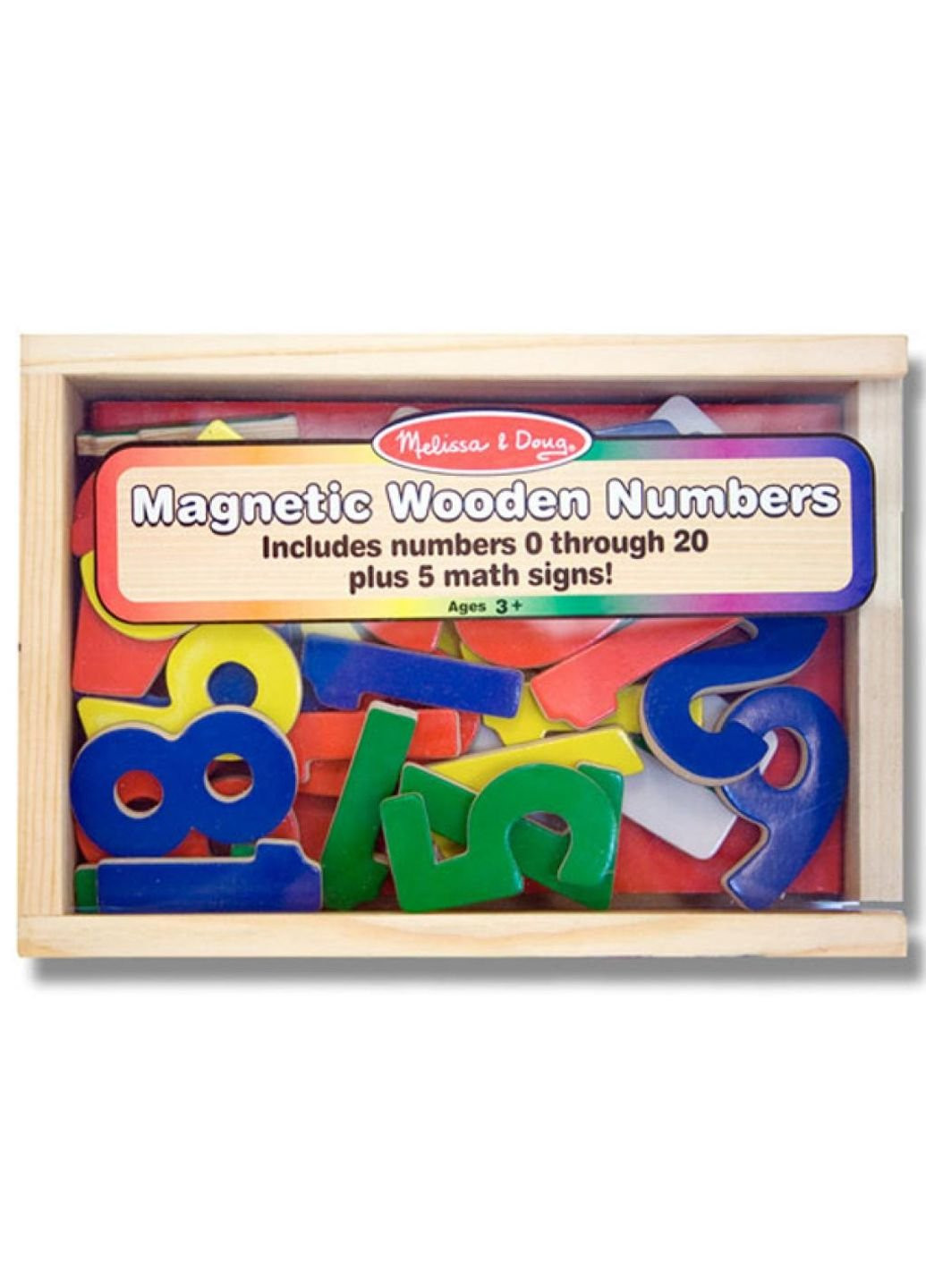 Розвиваюча іграшка Магнітні дерев'яні цифри (MD449) Melissa&Doug (254074799)