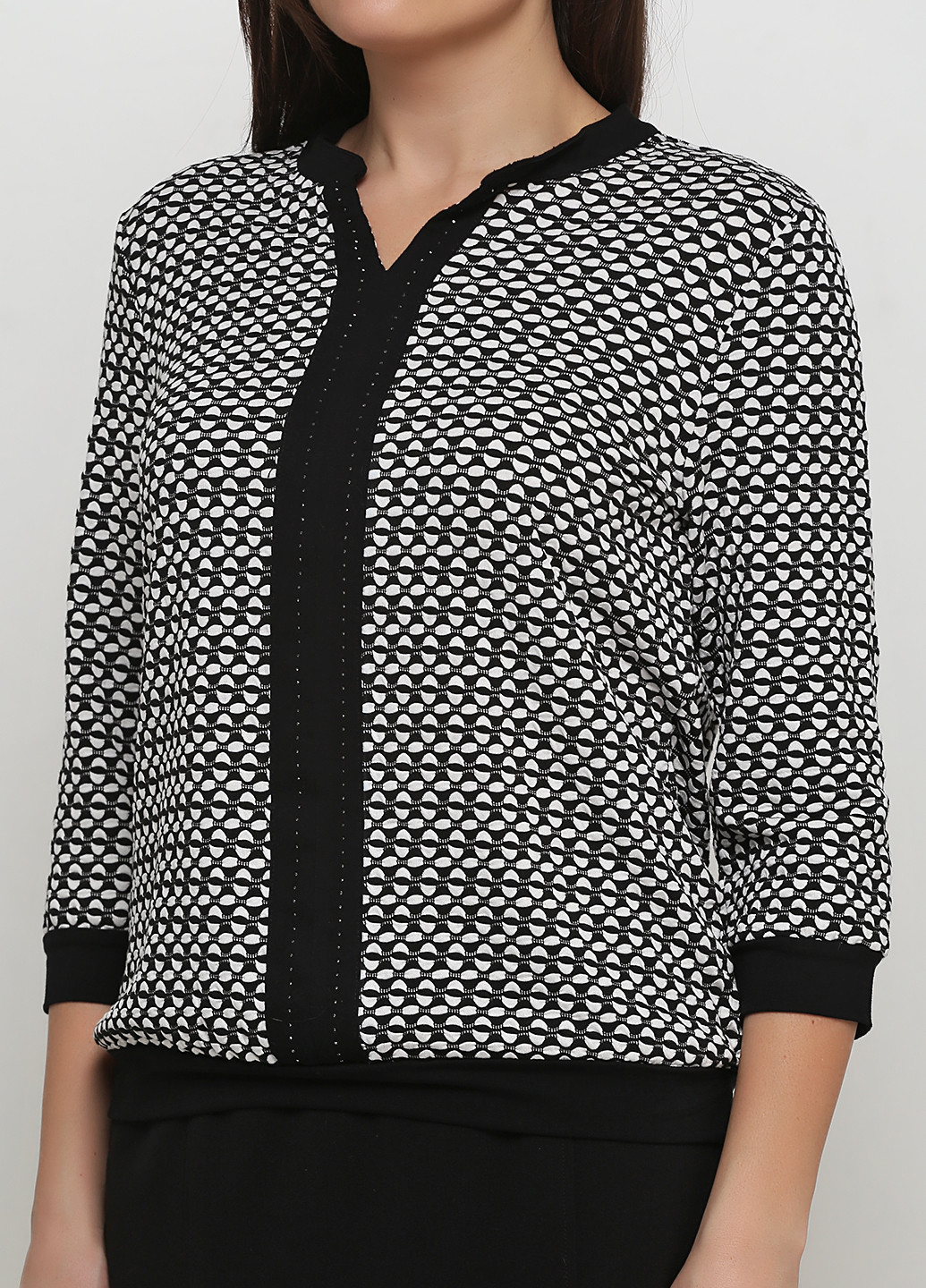 Черный демисезонный комплект (блуза, юбка) BRANDTEX CLASSIC