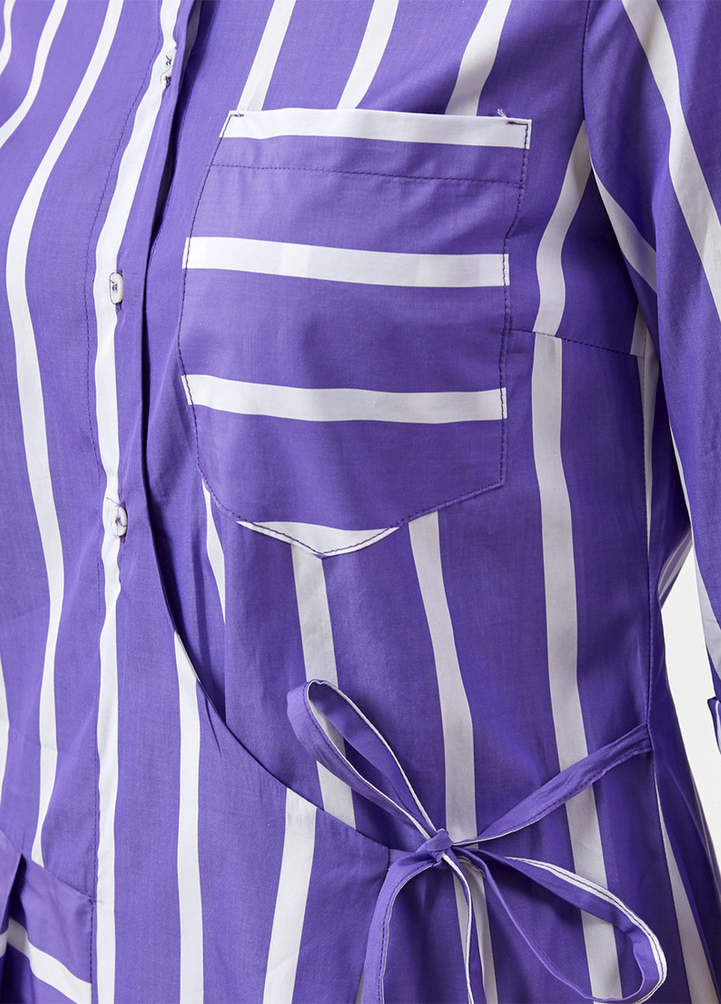 Фіолетова кежуал сукня BEATRICE в смужку