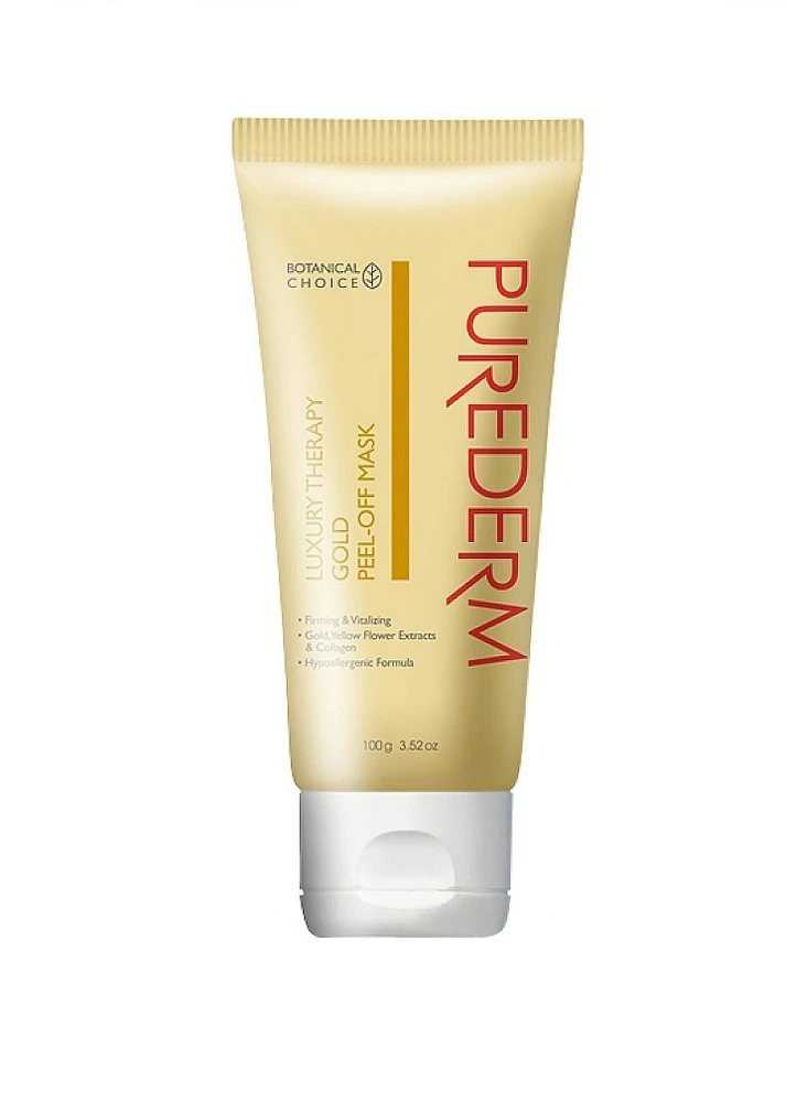 Маска-пленка для лица с золотом Luxury Therapy Gold Peel-Off Mask 100 г Purederm (251362349)