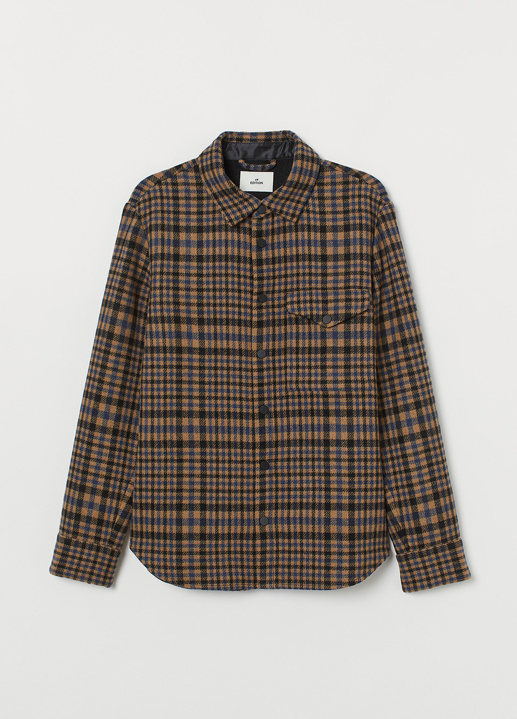 Куртка-рубашка H&M клетка комбинированная кэжуал
