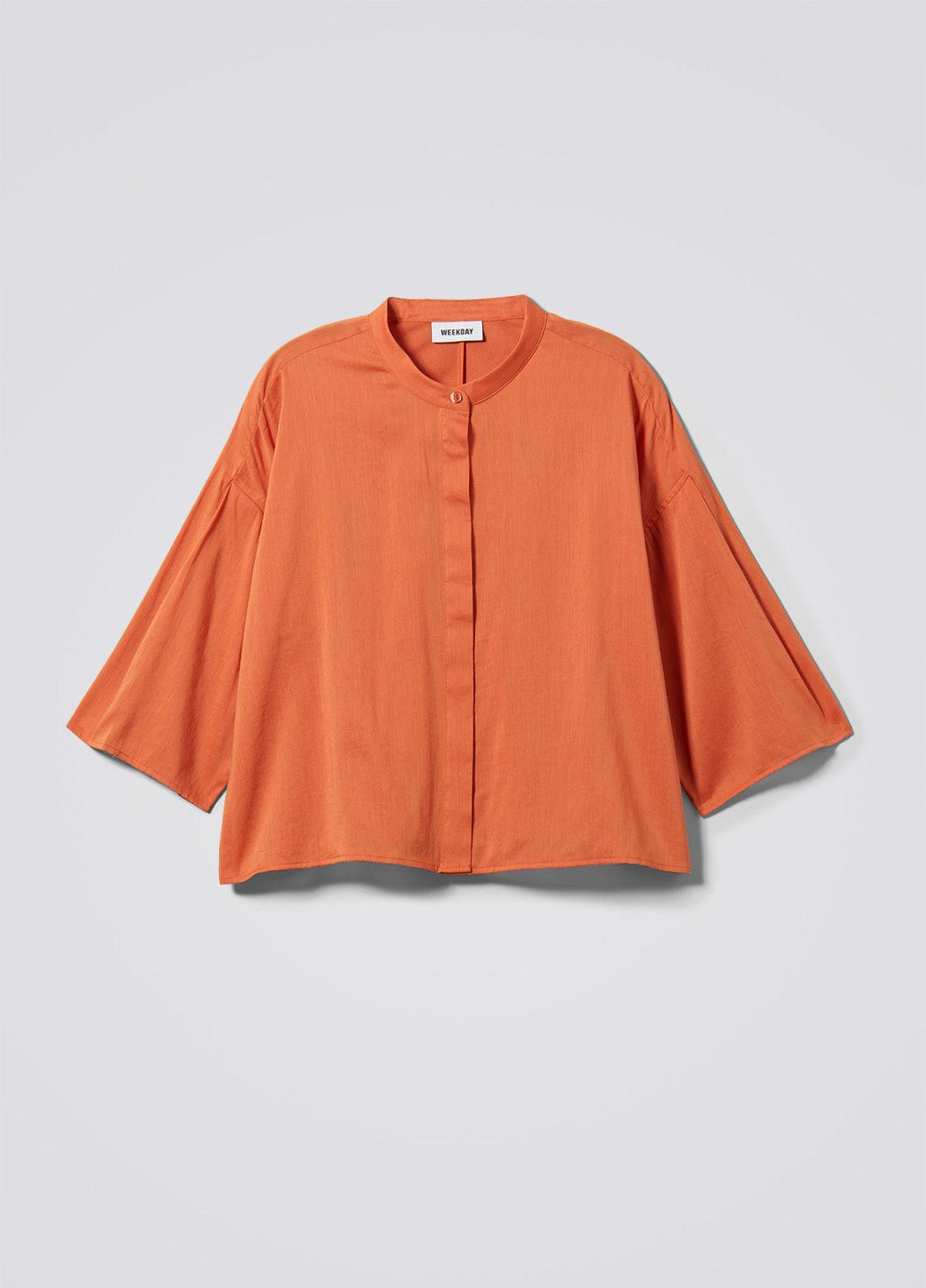 Оранжевая демисезонная блуза Monki