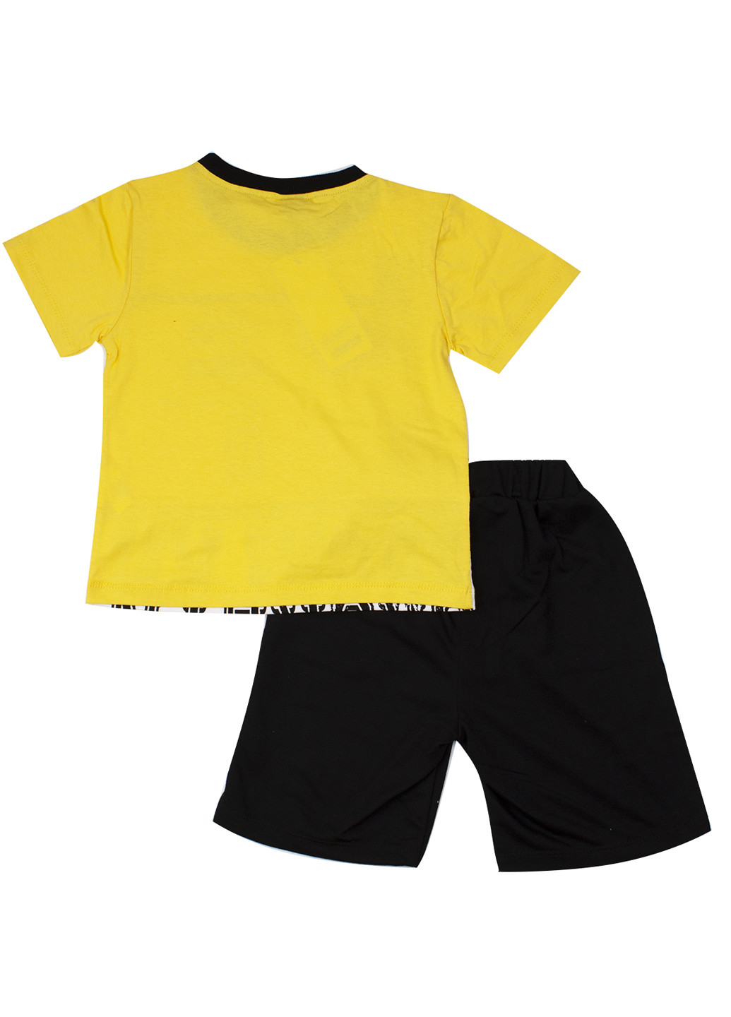 Желтый летний комплект (футболка, шорты) GMC