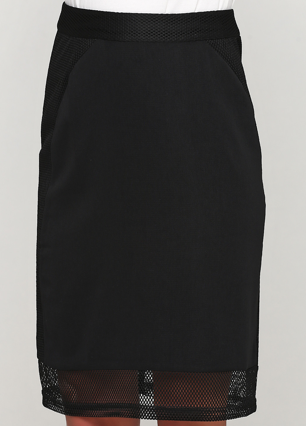 Черная кэжуал однотонная юбка NU DENMARK карандаш