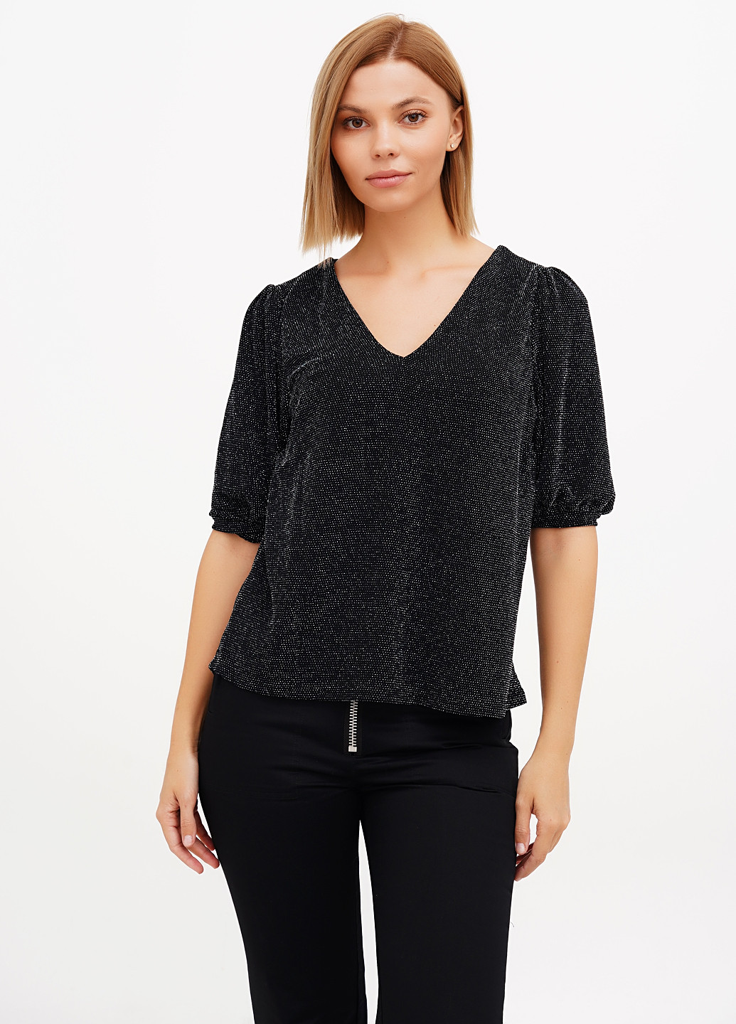 Чёрная блуза H&M