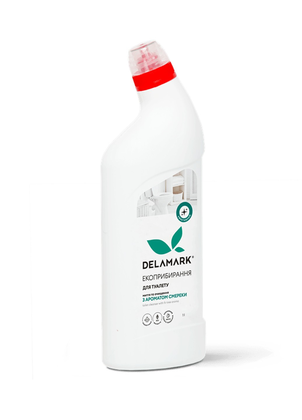 Средство для мытья и очищения туалета с хвойным ароматом 1 л DeLaMark (252854108)