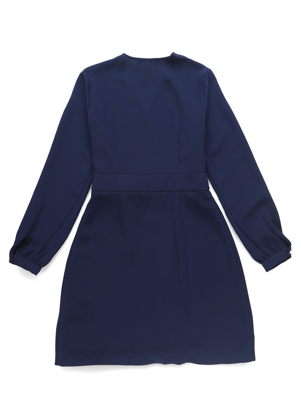 Темно-синя кежуал сукня на запах MINT&BERRY однотонна