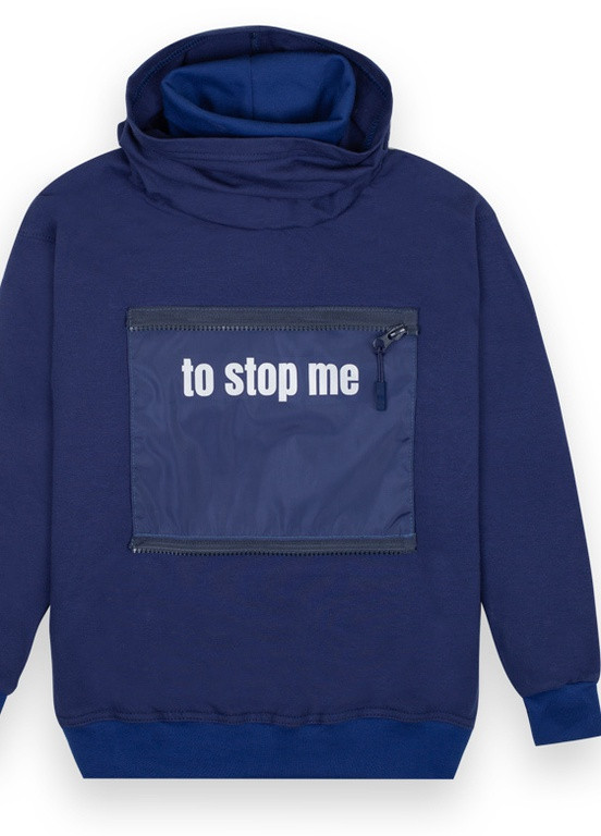 Темно-синий зимний детский свитер для мальчика sv-20-27 *на стиле* Габби