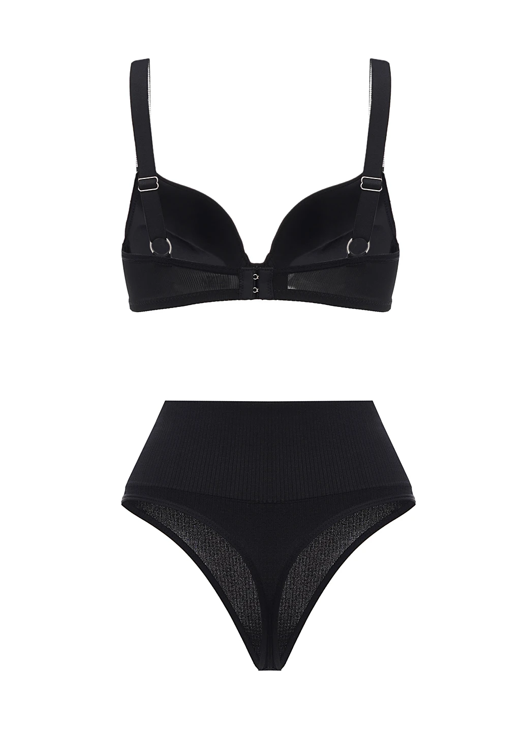Чёрный бюстгальтер Intimates с косточками полиамид